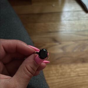 Elegant Black Stone Ring